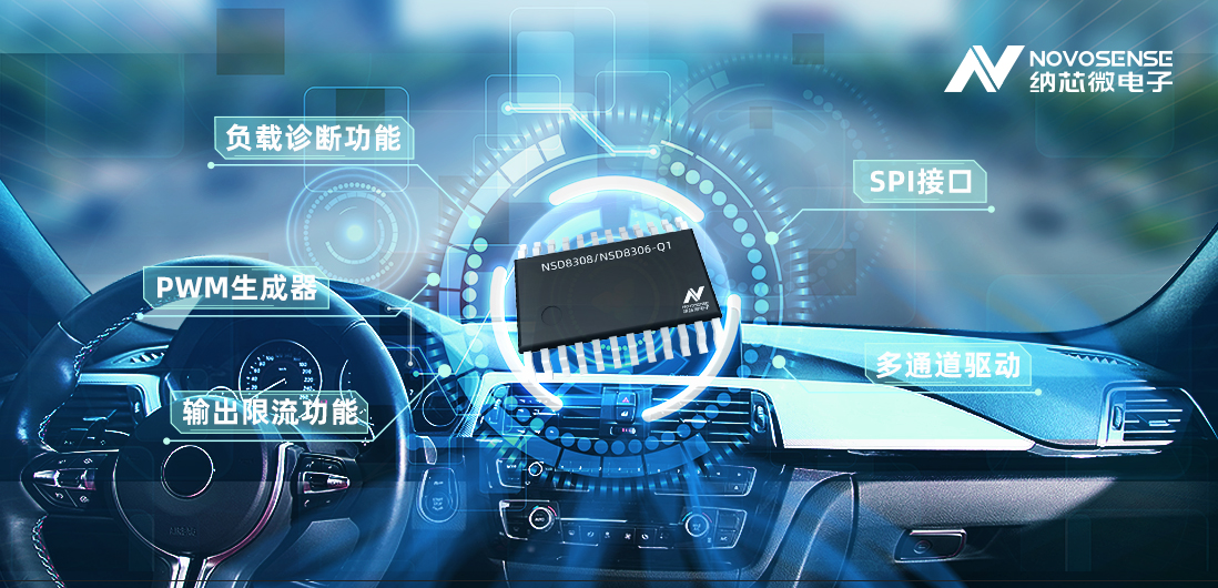 long8电子首页全新发布40V车规级多通道半桥驱动NSD830x-Q1！
